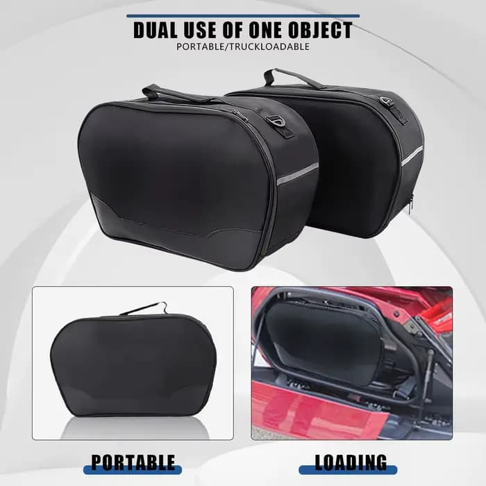 Sacs de Rangement pour Sacoches de Moto Honda Gold Wing GL1800 de 2012 à 2017, Sac à Bagages Latéral