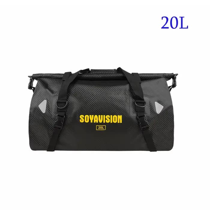 Sac arrière étanche pour moto, sac de voyage en plein air pour bagages secs, sac en rouleau 20 /40/6