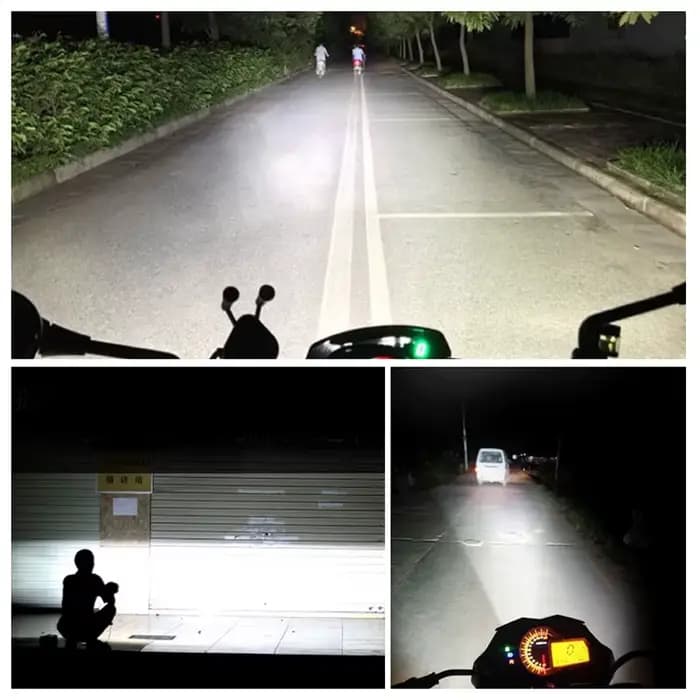 BLALION phare de moto 8/12/16 feux de conduite LED étanche auxiliaire moto Scooter projecteur extern