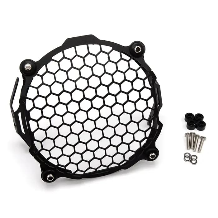 Grille de protection de lumière de sauna avant de moto, protecteur de couverture, filet décoratif de