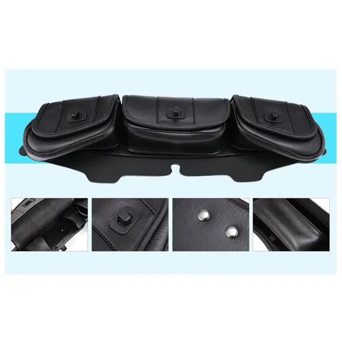 Sac de carénage Batwing pour pare-brise de moto à 3 poches, pour Harley Electra Street Glide Touring
