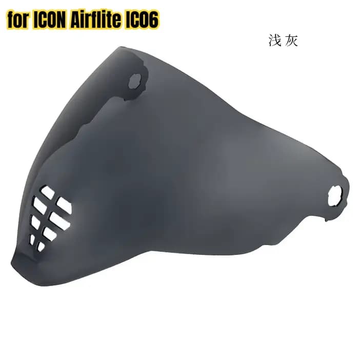 Visière de casque pour ICON Airflite IC06, écran facial, revêtement intérieur durable, haute qualité