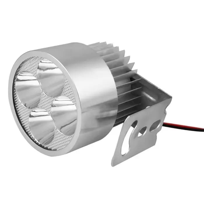 Phare antibrouillard étanche pour moto, budgétaire de sauna, conduite DRL, 4LED, 12 V-85V