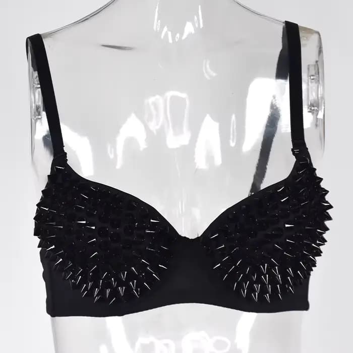 Soutien-gorge sexy, accessoires steampunk, corset à rivets, bustier push-up doré et argenté, vêtemen