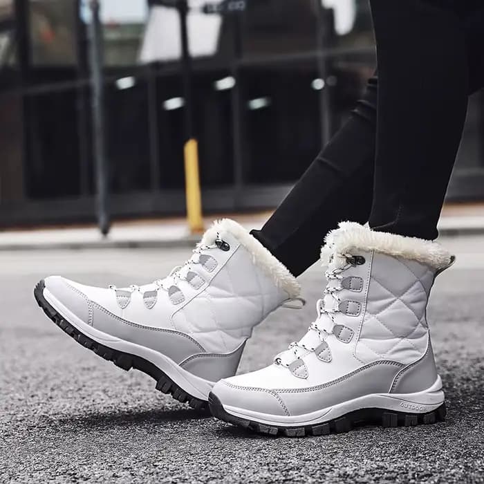ELUVA femmes bottes d'hiver imperméable anti-dérapant bottes de neige thermiques pour les femmes cha