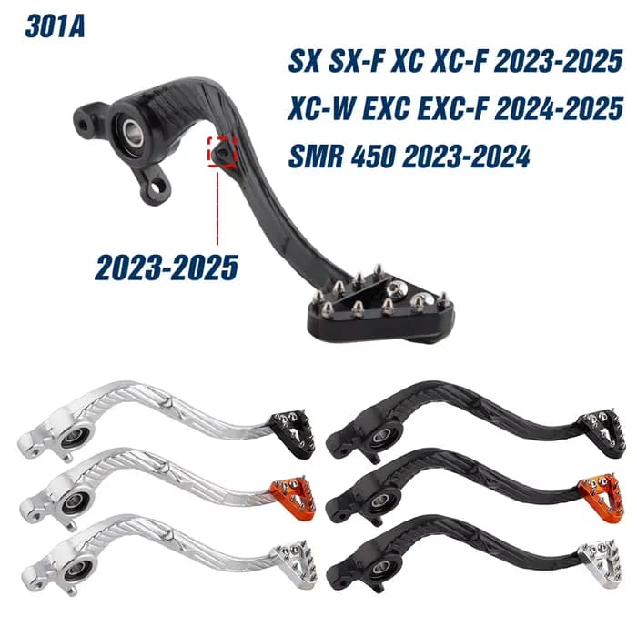 Levier de frein arrière pour moto KTM SX SX-F 2007-2025 XC XC-F XC-W EXC EXC-F 2008-2025 SMR450 2008