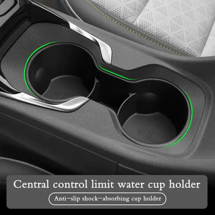 Boîte de rangement pour porte-gobelets Chevrolet Bolt EUV/EV 2022-2024, en TPE, absorbant les chocs,
