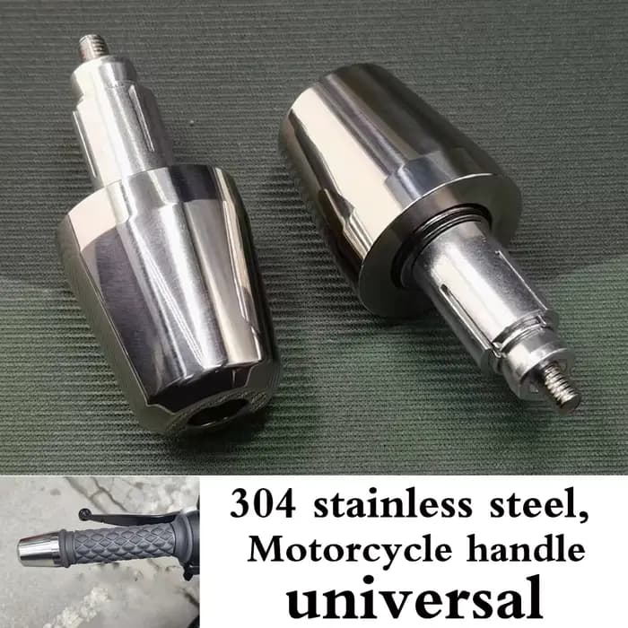 Embouts de poignées de moto en acier inoxydable, pour Suzuki GSR750, GSR600, GSR400, GSR GSX1400, GS