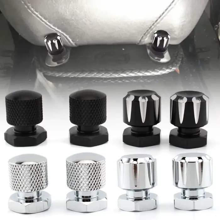 Pour Harley Road King/Road Glide/Softai/Fat Boy 99-UP noir/Chrome écrous de montage Solo boulons