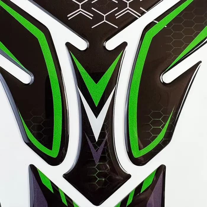 Autocollants 3D de protection de tampon de réservoir de moto, autocollants, accessoires pour Kawasak
