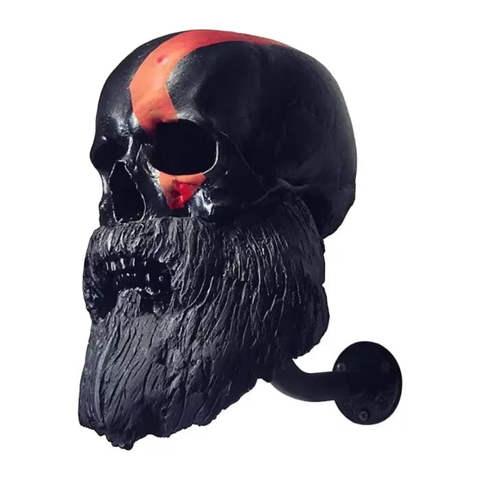 Accessoires de moto muraux, supports de casque noirs, cintres de casque, supports de crâne pour chap