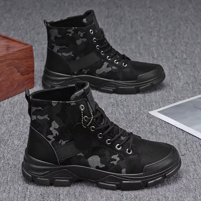 Bottes de combat montantes camouflage pour hommes, 3 couleurs, respirantes, pour la randonnée en ext