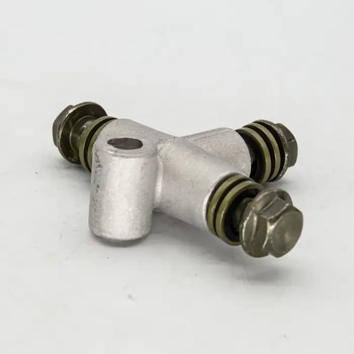 Connecteur de raccord de tuyau de frein hydraulique, adaptateur en T à 3 voies pour ATV Kart M10 X 1