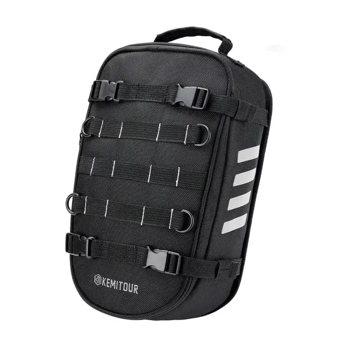 Sac arrière de garde-boue arrière de moto 6L, sacs en rouleau d'outils d'enduro de vélo de saleté, r