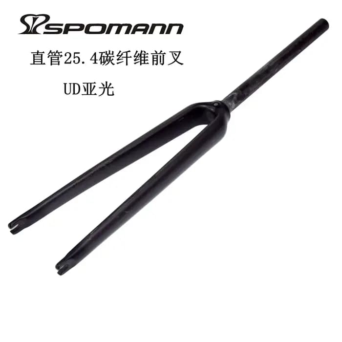 Date 700C 25.4mm course vélo de route brillant mat 3K UD fourche entièrement en fibre de carbone pis