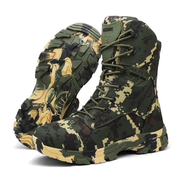 Haute qualité hommes bottes tactiques hommes armée bottes escalade randonnée chaussures militaire Ca