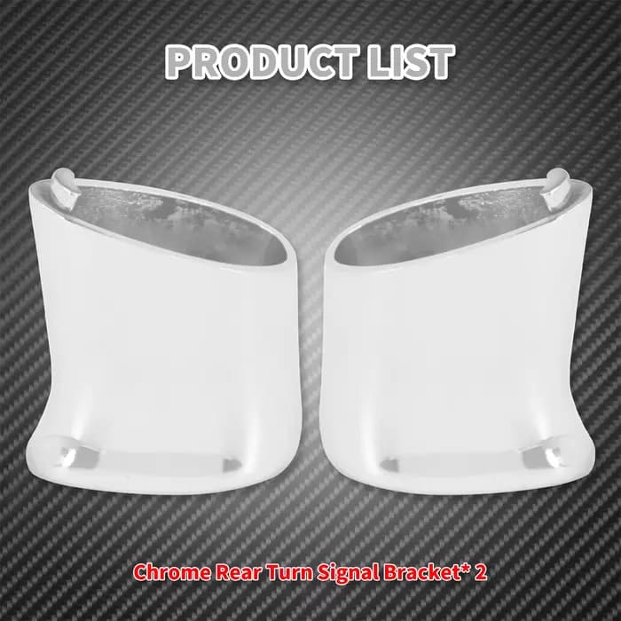 Support de clignotant arrière de moto, support noir/Chrome pour Harley Sportster XL 1200 883 72 48 I