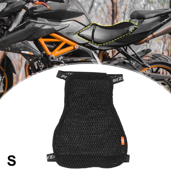 Motoforti – housse de protection en maille 3D S M L XL XS pour siège de moto, coussin de siège de Sc
