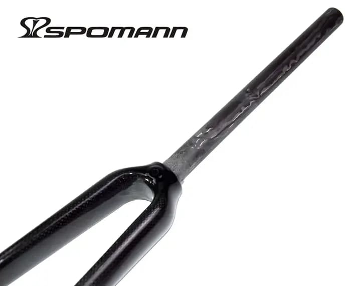 Date 700C 25.4mm course vélo de route brillant mat 3K UD fourche entièrement en fibre de carbone pis