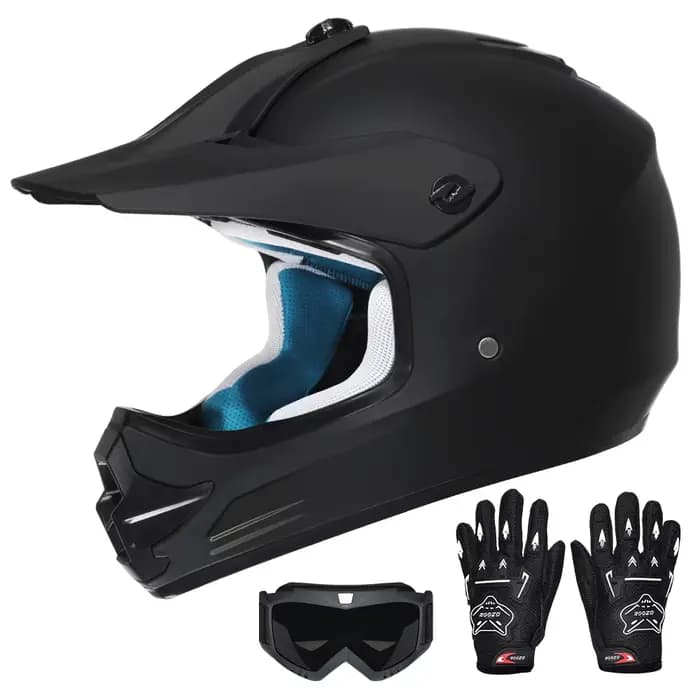 Casque de motocross pour enfants et adolescents, adapté aux quads, aux UTV, aux motos tout-terrain,