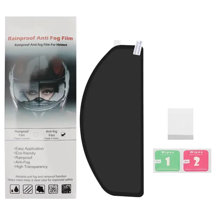 Film antibuée Anti-éblouissement pour casque de moto, Film de protection solaire universel pour casq