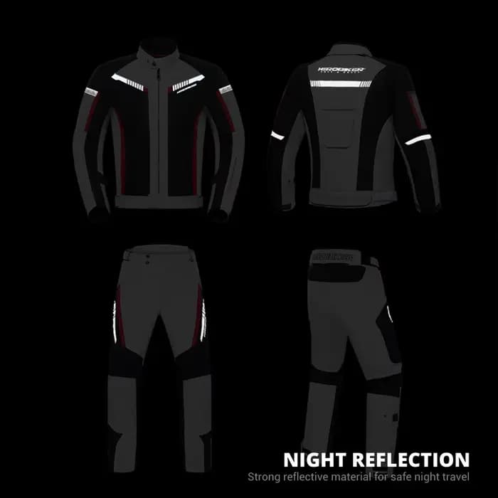 HEROBIKER veste de Moto imperméable homme veste de course pantalon de Moto portable vêtements de Mot