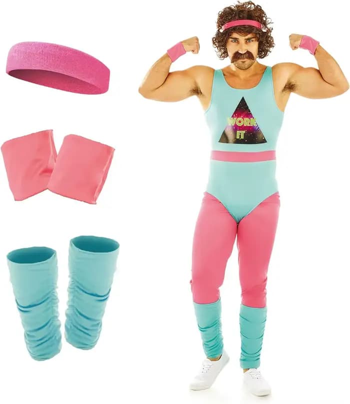 Combinaison de sport moulante pour homme, tenue d'entraînement, ensemble de vêtements Halloween, en