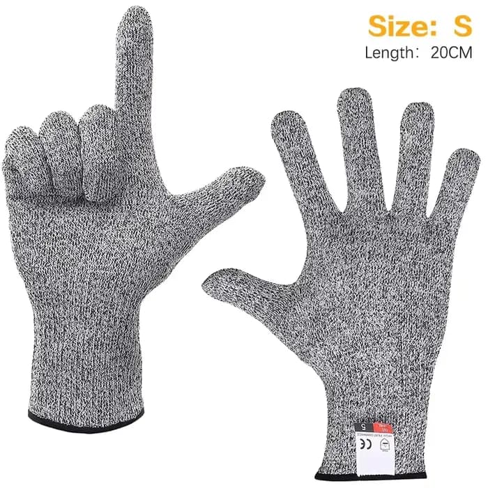 HPPE niveau 5 gants de sécurité résistants aux coupures Anti-coupure gris Anti-coupure niveau travai