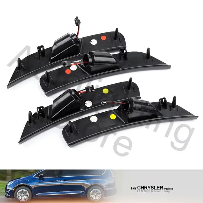 Feu de position latéral avant et arrière LED, 4 pièces, pour Chrysler Voyager 20 21 Chrysler paisibl