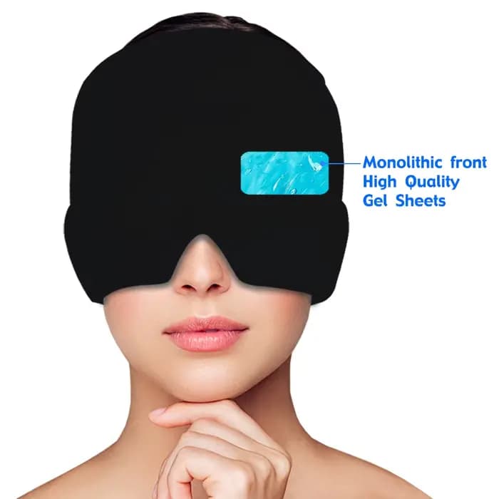 Chapeau de soulagement de la Migraine, chapeau pour les maux de tête, Gel, thérapie chaude et froide