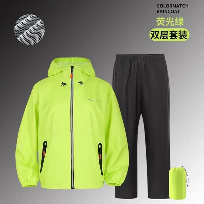 Combinaison imperméable pour moto, grande taille 6XL, été, léger, respirant, vêtements de pluie en p