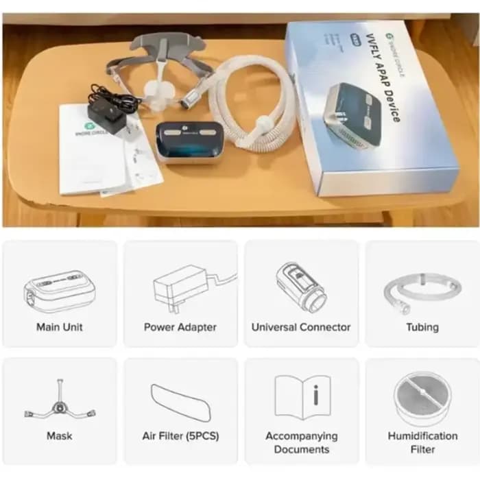 Inhibiteur de réduction du sommeil portable, Bluetooth, CPI, prévention de l'apnée, portable, maison