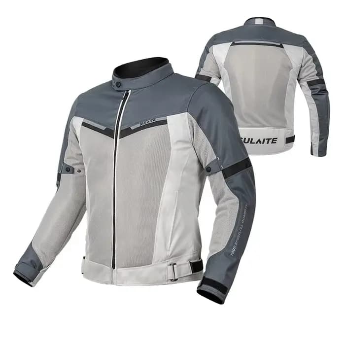 Veste de moto en maille respirante pour hommes et femmes, veste d'aventure d'été, vêtements de cours