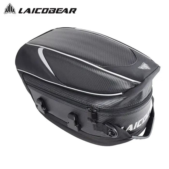 Sac de siège arrière de moto étanche, sacoche de queue de moto, sacoche de dégager de bagage de voya