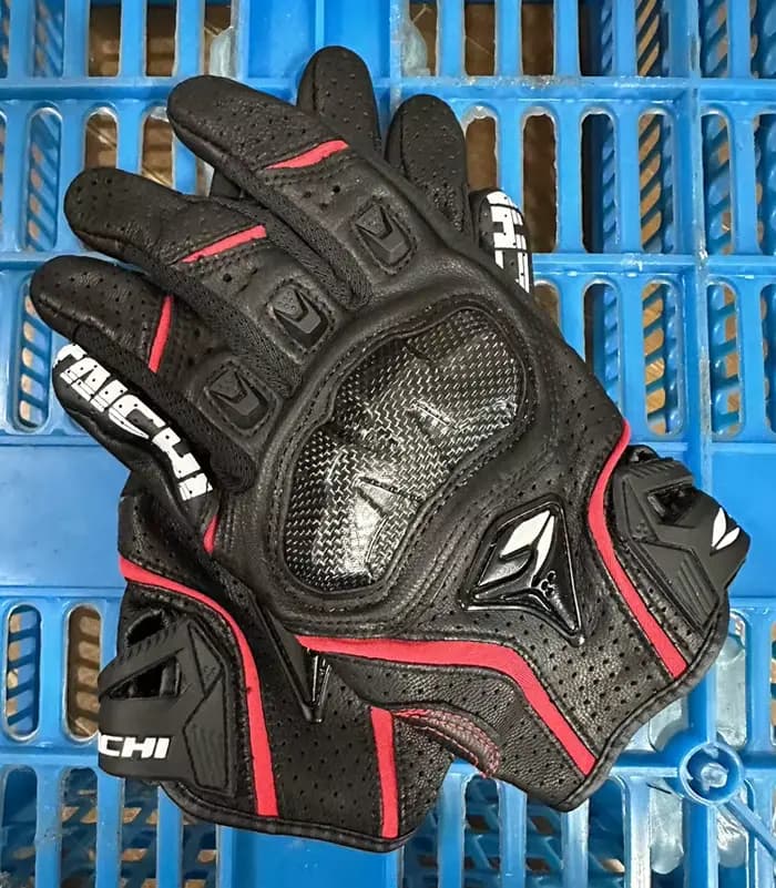 Gants de Moto en cuir véritable pour hommes, gants de course de Motocross RST390 391, printemps-auto