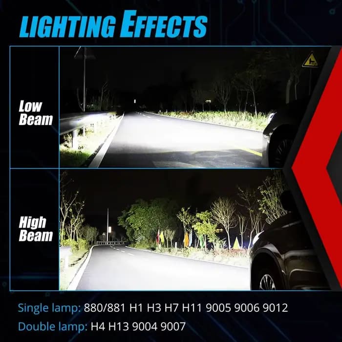 BraveWay 16000LM AMPOULES DE PHARES LED H1 H3 H4 LED H7 LED H11 H8 H9 HB3 HB4 PHARE POUR LES Voiture