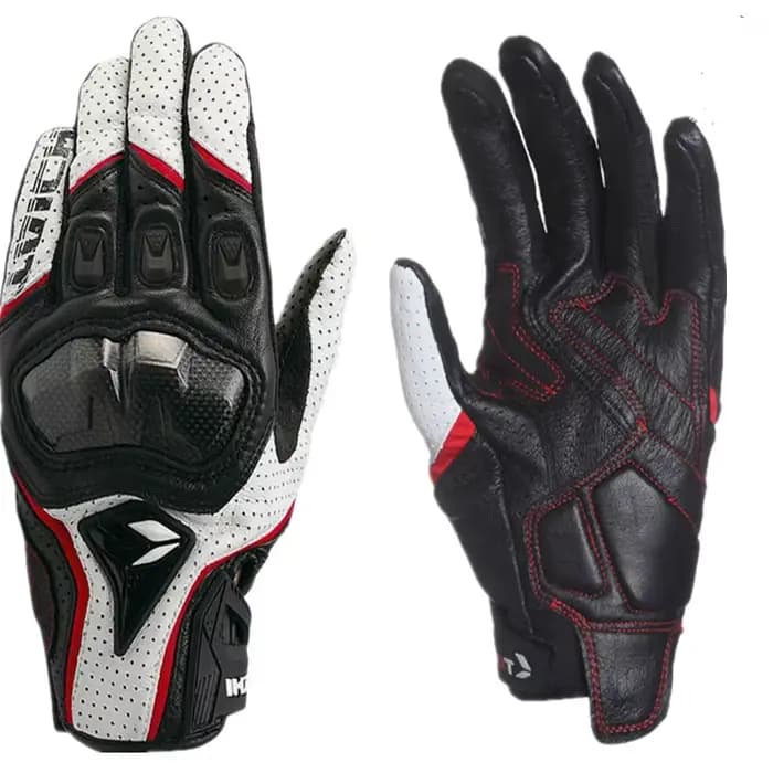 Gants de Moto en cuir véritable pour hommes, gants de course de Motocross RST390 391, printemps-auto