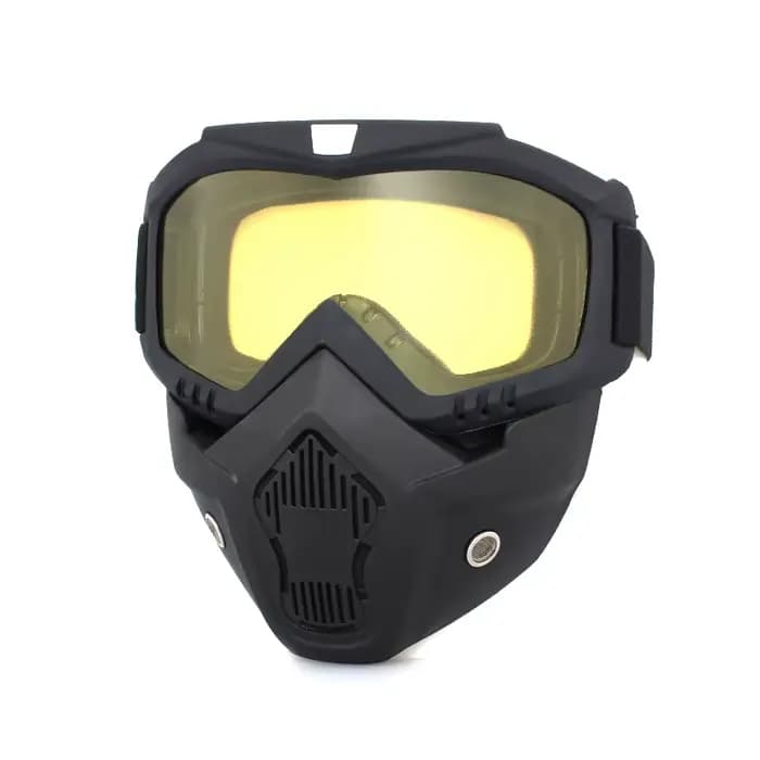 Lunettes de casque de requin de moto, lunettes de casque de motocross, casques ouverts coupe-vent ré