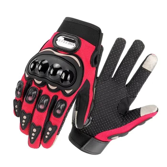 Gants de Moto bleus pour écran tactile, gants de motard de Motocross, gants d'équitation antidérapan