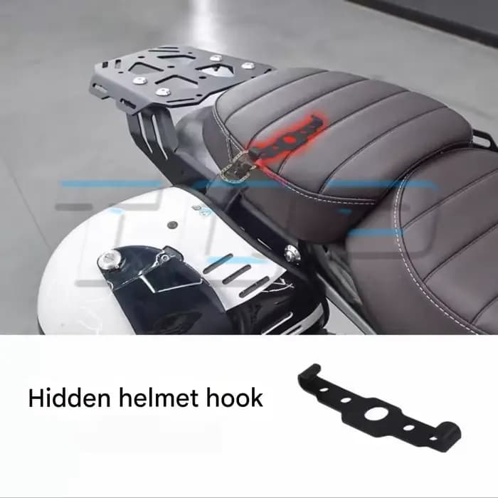 Serrure de casque dissimulée, crochet antivol, accessoire pour SPEED 400/SCRAMBLER 400 X, 400 speed/