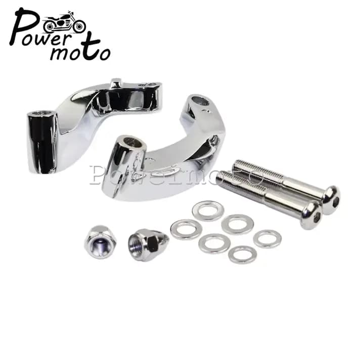 Kit d'adaptateur d'extension de délocalisation de miroir en aluminium de moto, pour Harley Ccalculat