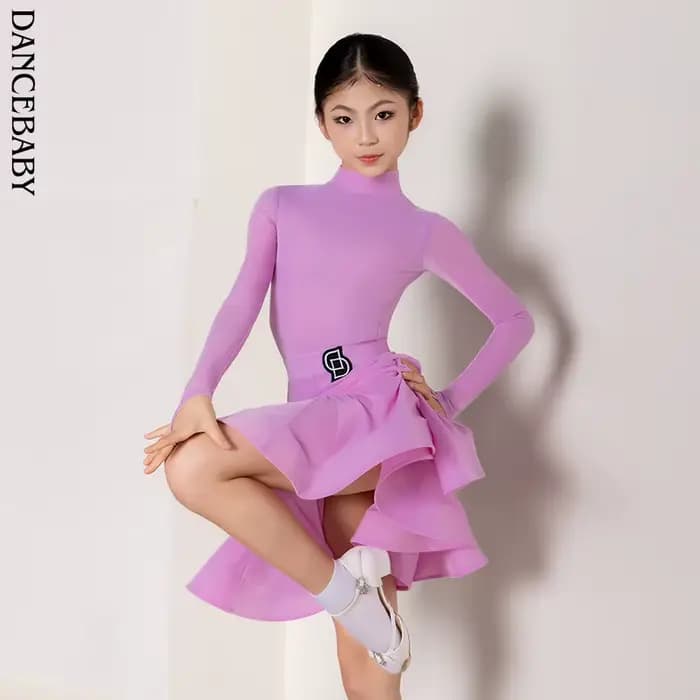 Robe de danse latine personnalisée pour filles, Rumba, Chacha, Cowboy, Samba, Danse de combat, Perfo