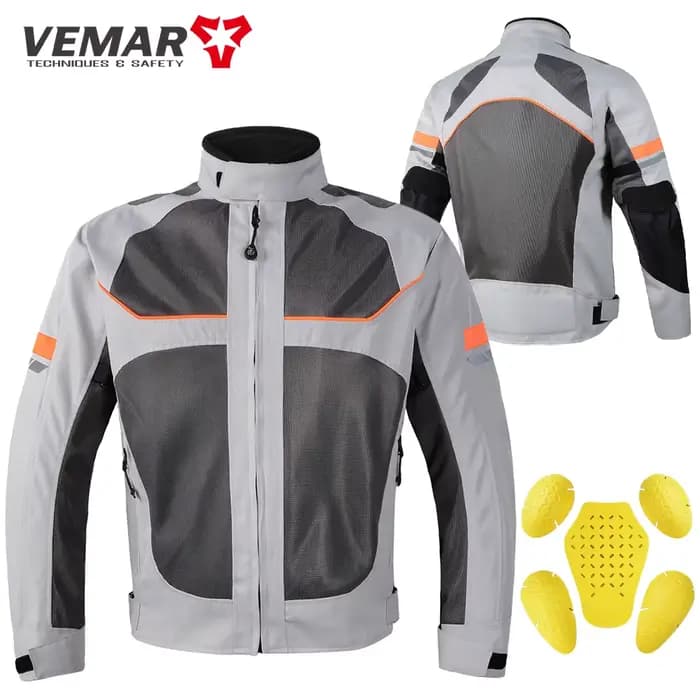 Veste de Moto d'été respirante pour hommes, équipement de protection pour course de Motocross, veste