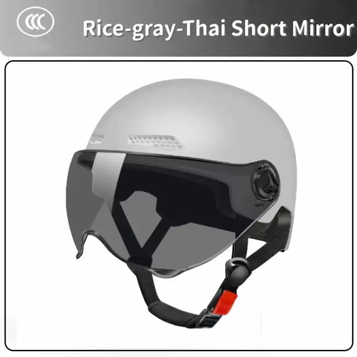 Casque de moto pour homme avec confort respirant, équipement de sécurité certifié 3C pour la conduit