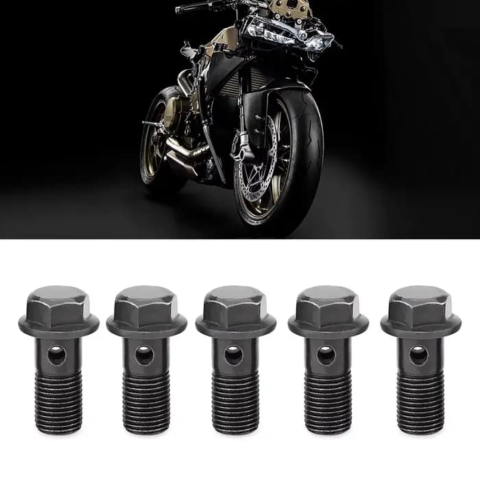 Boulon de banjo de frein universel en acier inoxydable pour moto, scooter tout-terrain RL, étriers à