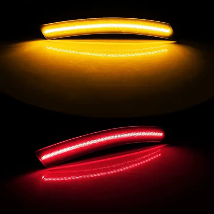 Feux de position latéraux LED avant ambre arrière rouge / Lampes de garde-boue pour MINI Cooper R50