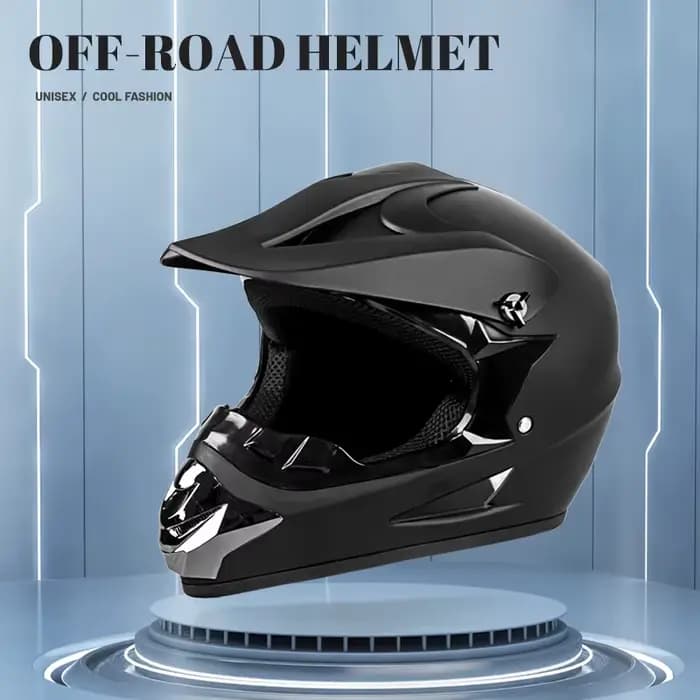 UCHOOSE casque De Moto requin Motocross casque tout-terrain enfants Moto accessoires De vélo ATV Cap