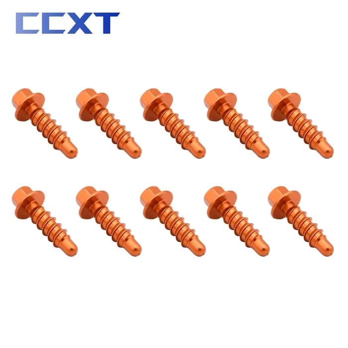 Kit de boulons de vis de carénage CNC pour moto, 10 pièces, pour Husqvarna FE FC FX TE TC TX pour KT