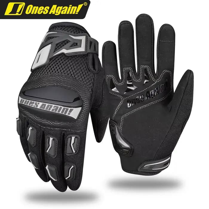 Gants de moto d'été pour hommes, protection UV, respirants, antidérapants, légers, gants de moto, éq
