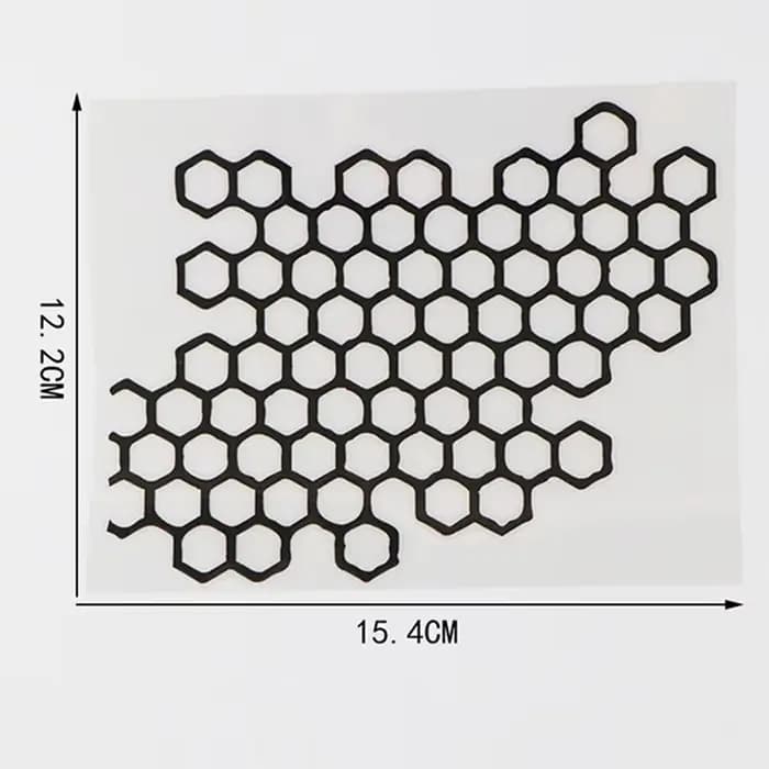 Autocollants de casque en nid d'abeille pour moto, 1 pièce, autocollants imperméables pour casque, a